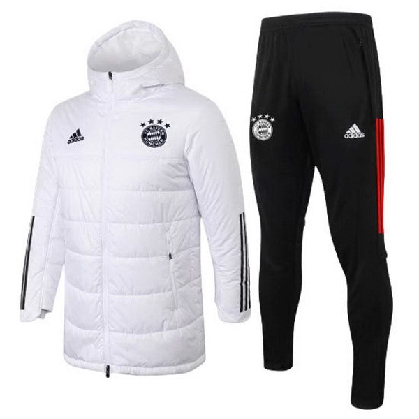 Chaqueta Abajo Bayern Munich Conjunto Completo 2020-21 Blanco